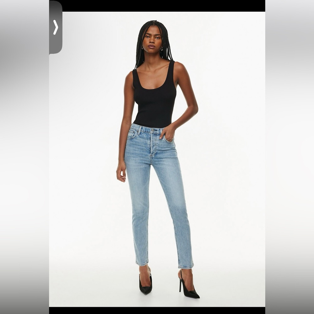 Aritzia Denim Forum The Yoko High Rise Slim 28L